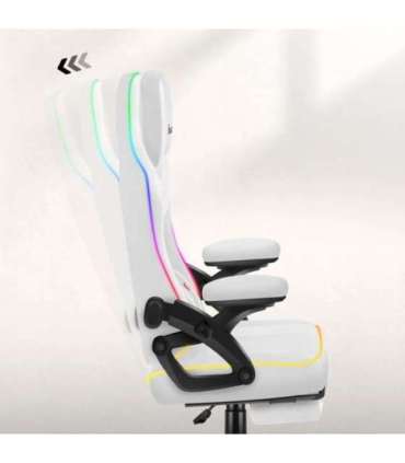 RGB White Mesh gaming chair