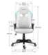 Huzaro Force 2.5 RGB WHITE MESH gaming chair