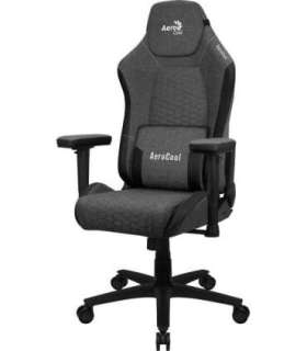 Aerocool CROWNASHBK, Ergonomic Gaming Chair, Adjustable Cushions, AeroWeave Technology, Black