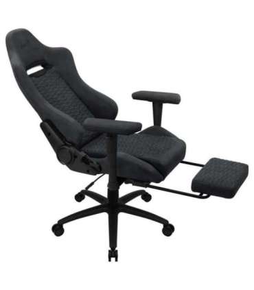 Aerocool ROYALSLATEGR Premium Ergonomic Gaming Chair Legrests Aerosuede Technology Grey