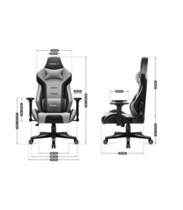 Gaming chair - Huzaro Force 7.6 Grey