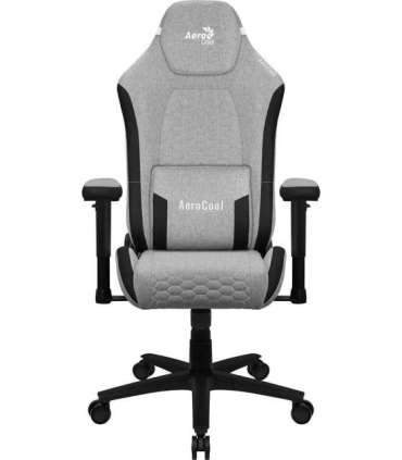 Aerocool CROWNASHGR, Ergonomic Gaming Chair, Adjustable Cushions, AeroWeave Technology, Grey