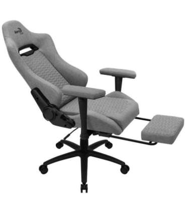 Aerocool ROYALASHGR Premium Ergonomic Gaming Chair Legrest Aeroweave Technology Grey