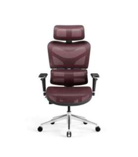 Diablo V-COMMANDER Office armchair Black, Burgundy