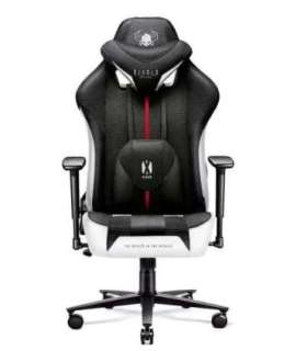 DiabloX-PLAYER 2.0. normal gaming chair white and black
