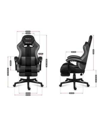HUZARO FORCE 4.7 GREY MESH GAMING CHAIR
