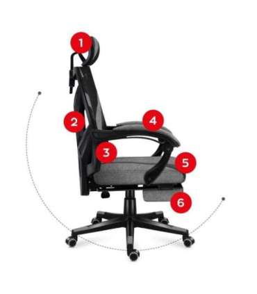 Huzaro Combat 5.0 Grey gaming chair