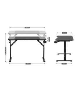 Huzaro Hero 2.6 gaming desk Black