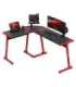 HUZARO HERO 6.0 Red GAMING DESK