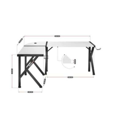 Gaming desk Huzaro Hero 6.3 White