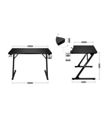Gaming desk Huzaro Hero 1.8 Black