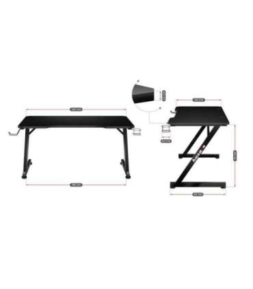 Huzaro Hero 2.5 computer desk Black