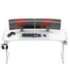 Huzaro Hero 4.8 White RGB - gaming desk