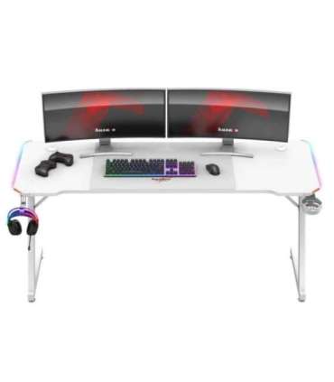 Huzaro Hero 4.8 White RGB - gaming desk