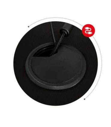 Huzaro Hero 5.0 computer desk Black, Red