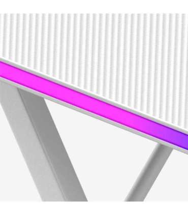 Huzaro Hero 2.5 White RGB gaming desk