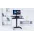 Maclean MC-835 Portable Desk Electric Height Adjustable 72 -122cm max. 37 kg Control Panel Sit Stand Work Station