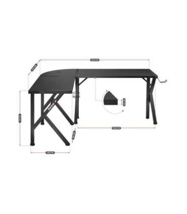 Gaming desk Huzaro Hero 6.3 Black