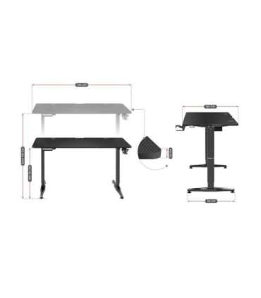 GAMING DESK HUZARO HERO 8.5 BLACK