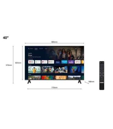 TCL S54 40S5400A TV 101.6 cm (40") Full HD Smart TV Wi-Fi Silver