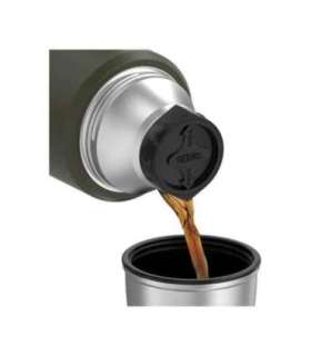 THERMOS 470 ml thermos flask with cup holder - army green