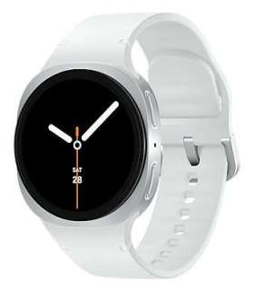 Samsung Galaxy Watch 8 3.3 cm (1.3") AMOLED 40 mm Digital 438 x 438 pixels Touchscreen Silver Wi-Fi GPS (satellite)