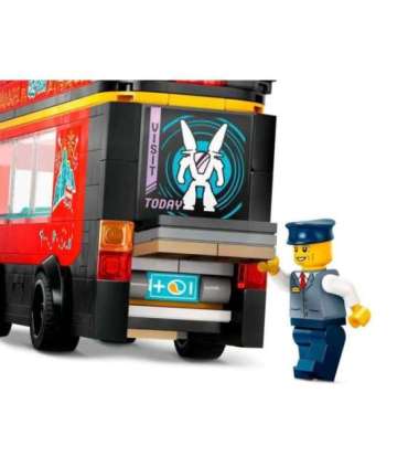 LEGO CITY 60407 Red Double-Decker Sightseeing Bus
