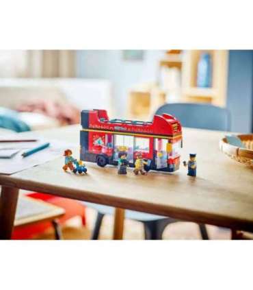 LEGO CITY 60407 Red Double-Decker Sightseeing Bus