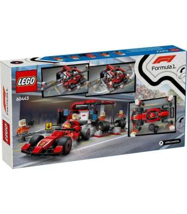LEGO CITY 60443 F1 - Pit Stop & Pit Crew with Ferrari Car