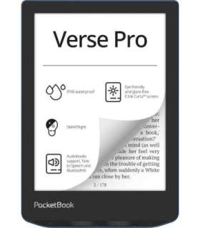 PocketBook Verse Pro e-book reader Touchscreen 16 GB Wi-Fi Black, Blue