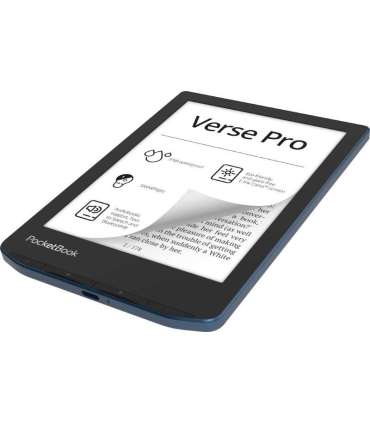 PocketBook Verse Pro e-book reader Touchscreen 16 GB Wi-Fi Black, Blue