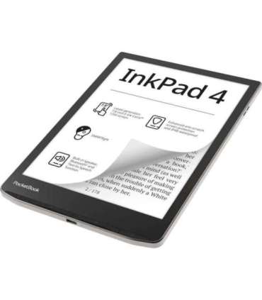 PocketBook InkPad 4 e-book reader Touchscreen 32 GB Wi-Fi Black, Silver