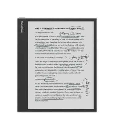 Ebook PocketBook InkPad Eo 10.3” E-Ink Kaleido 3 64GB WI-FI Mist Gray