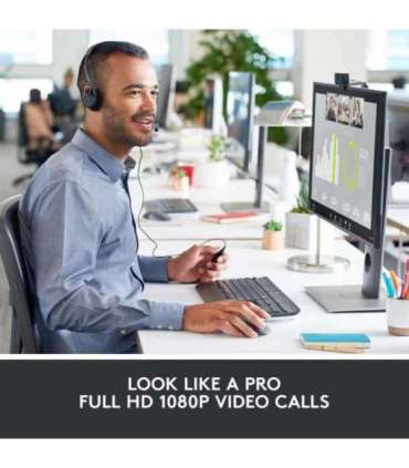 LOGITECH C920 HD Pro Webcam USB black