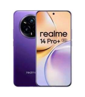 realme 14 Pro+ 5G 17.4 cm (6.83") Dual SIM Android 15 USB Type-C 12 GB 512 GB 6000 mAh Nebula Purple