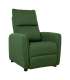 Tugitool ZAC push back recliner 74x95xH101cm, roheline