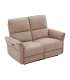 Diivan DAMIKA 2-kohaline elektriline recliner 143x92xH103cm, helepruun