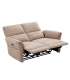 Diivan DAMIKA 2-kohaline elektriline recliner 143x92xH103cm, helepruun