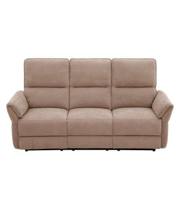 Diivan DAMIKA 3-kohaline elektriline recliner 200x92xH103cm, helepruun