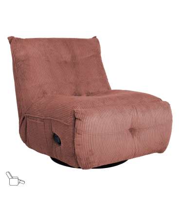 Puhketool WIN-WIN manuaalne recliner 80x95xH90cm, roosa