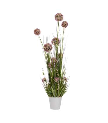 Kunstlill IN GARDEN H120cm, lilla allium, rohukõrred potis
