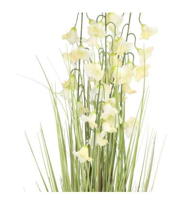 Kunstlill IN GARDEN H87cm, valge kelluke