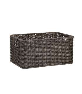 Korv BASILE 37x26xH18cm, tumepruun