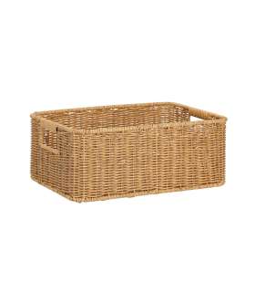 Korv BASILE 34x24xH13,5cm, helepruun