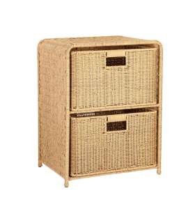 Korvriiul 2-ne BASILE 40x30xH53cm, helepruun