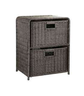 Korvriiul 2-ne BASILE 40x30xH53cm, tumep