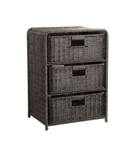 Korvriiul 3-ne BASILE 40x30xH56cm, tumep