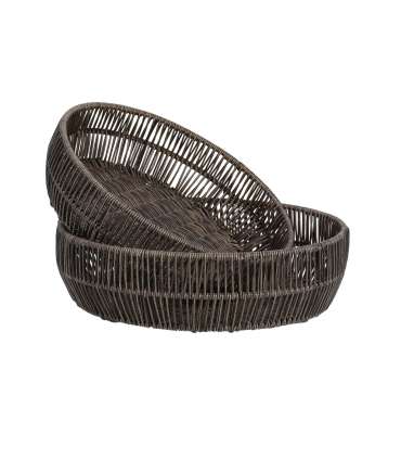 Korv BASILE D36/32xH10cm, tumepruun