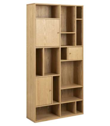 Riiul RANGOON 90x30xH180cm, naturaalne, tammespoon