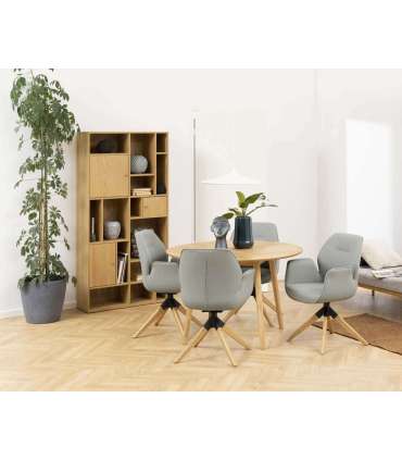 Riiul RANGOON 90x30xH180cm, naturaalne